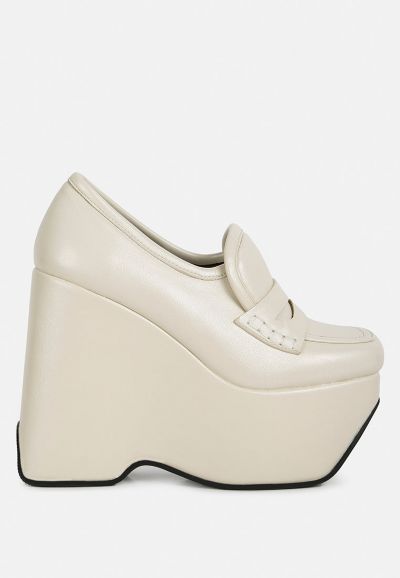 Женские лоферы GILLIAM High Platform Wedge