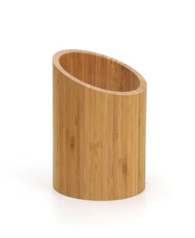 RSVP International Wood 6" D x 8" H Biased Tool Holder