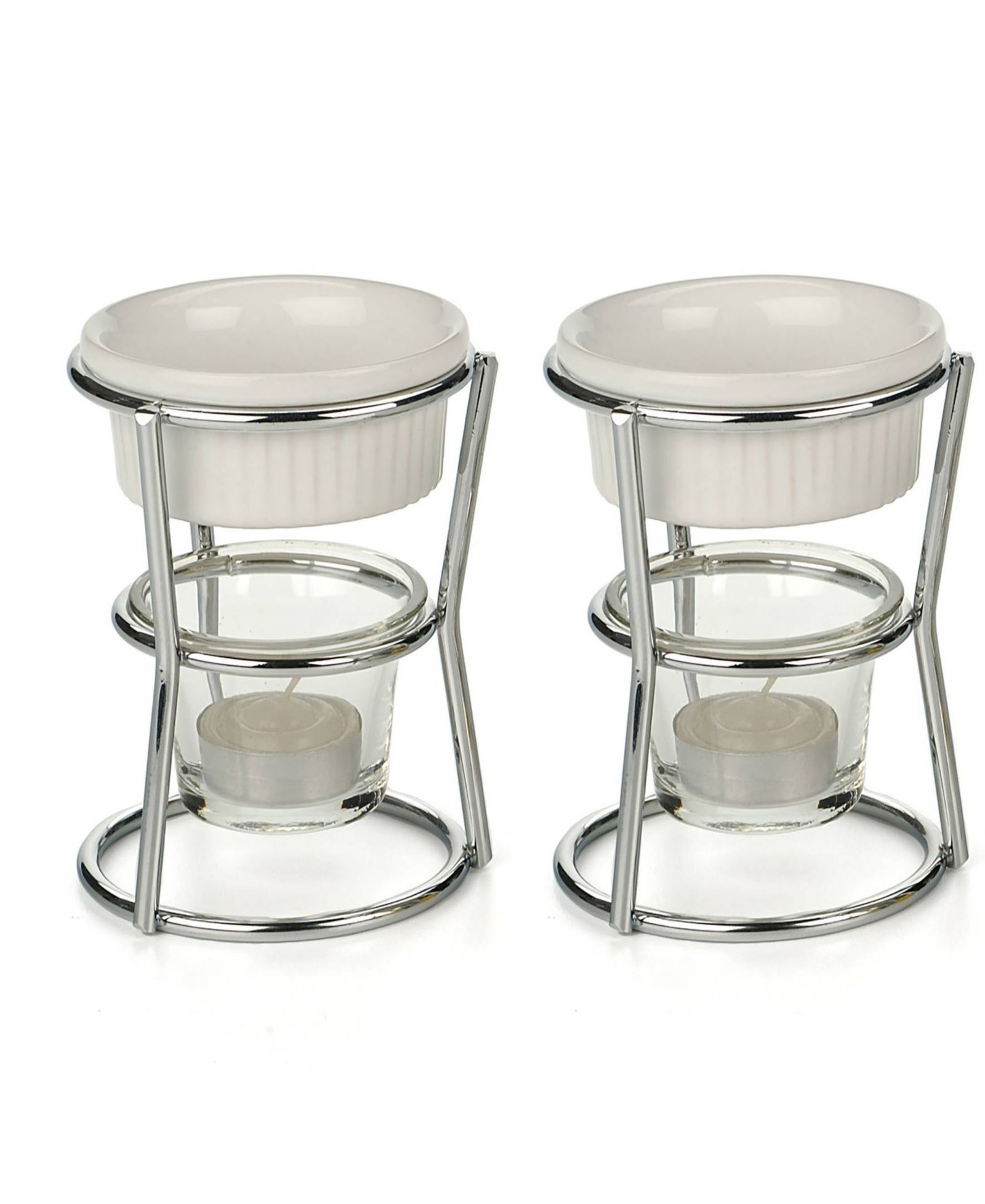 Набор для подогрева масла RSVP International Stoneware 2 Piece 3x3x5"