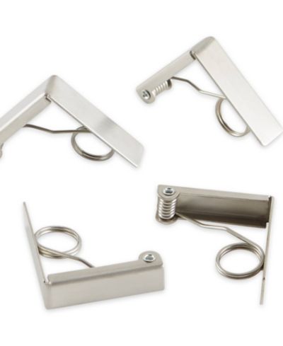 RSVP International Endurance Stainless Steel 4 Piece Tablecloth Clip Set