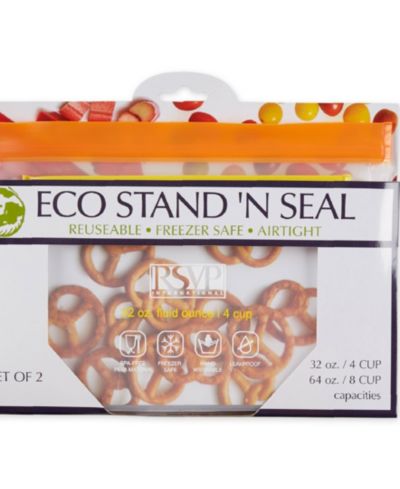 Набор пакетов RSVP International Polyethylene 2 Piece 10" x 7.6" Eco Stand-N-Seal