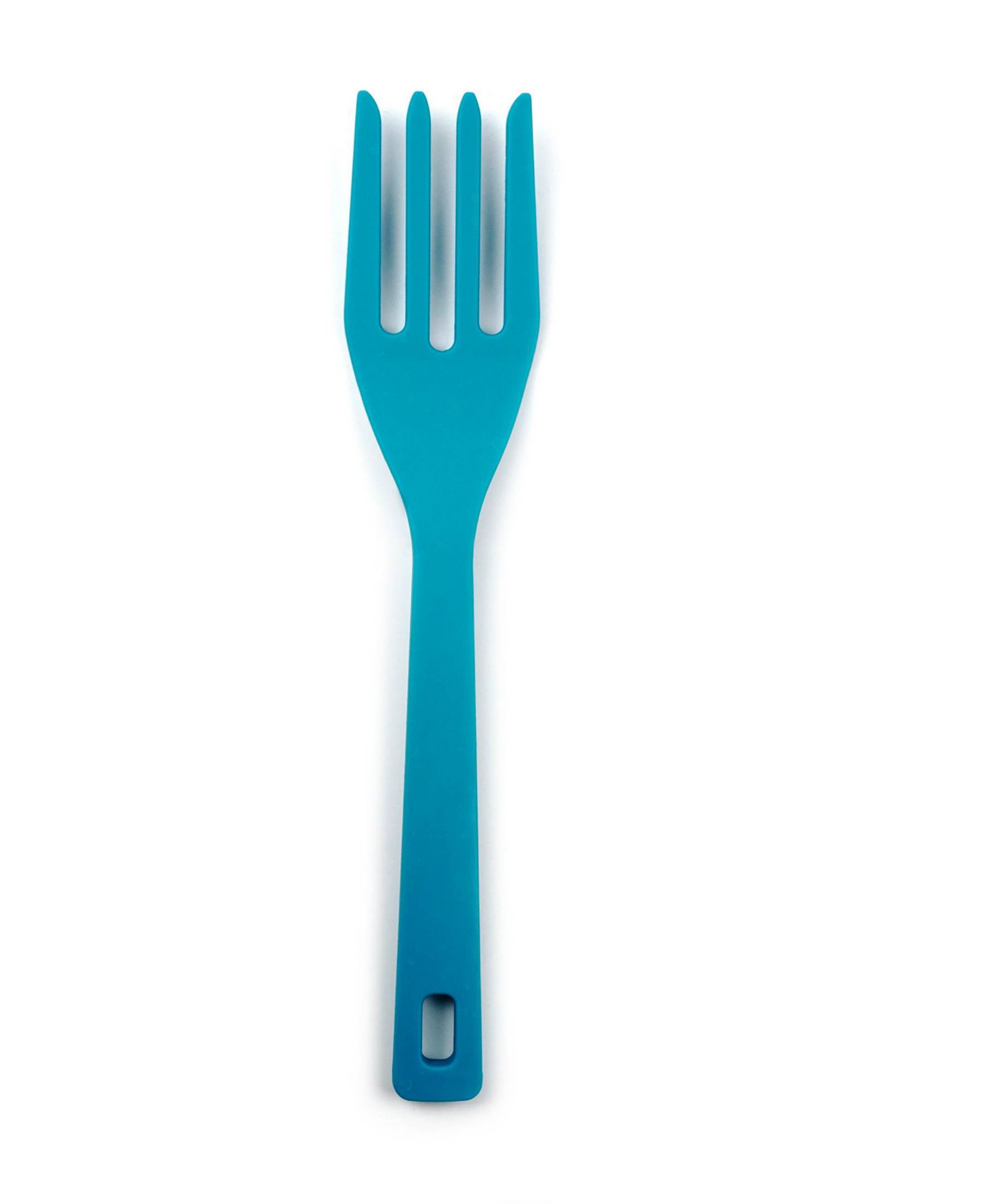 Вилка RSVP International Silicone Coated Steel 11" x 2.25" Ela Series Turquoise