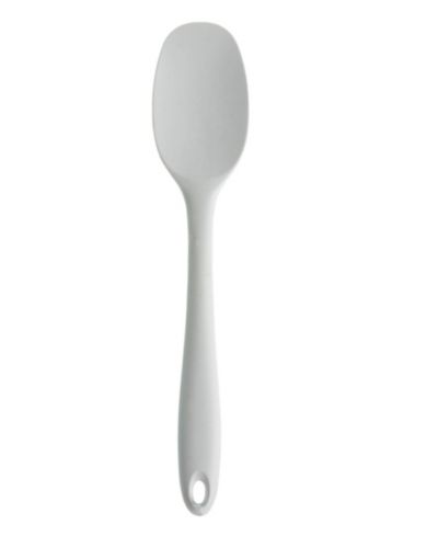 RSVP International Silicone Coated Steel 11" x 2.25" Ela Series White Spoon
