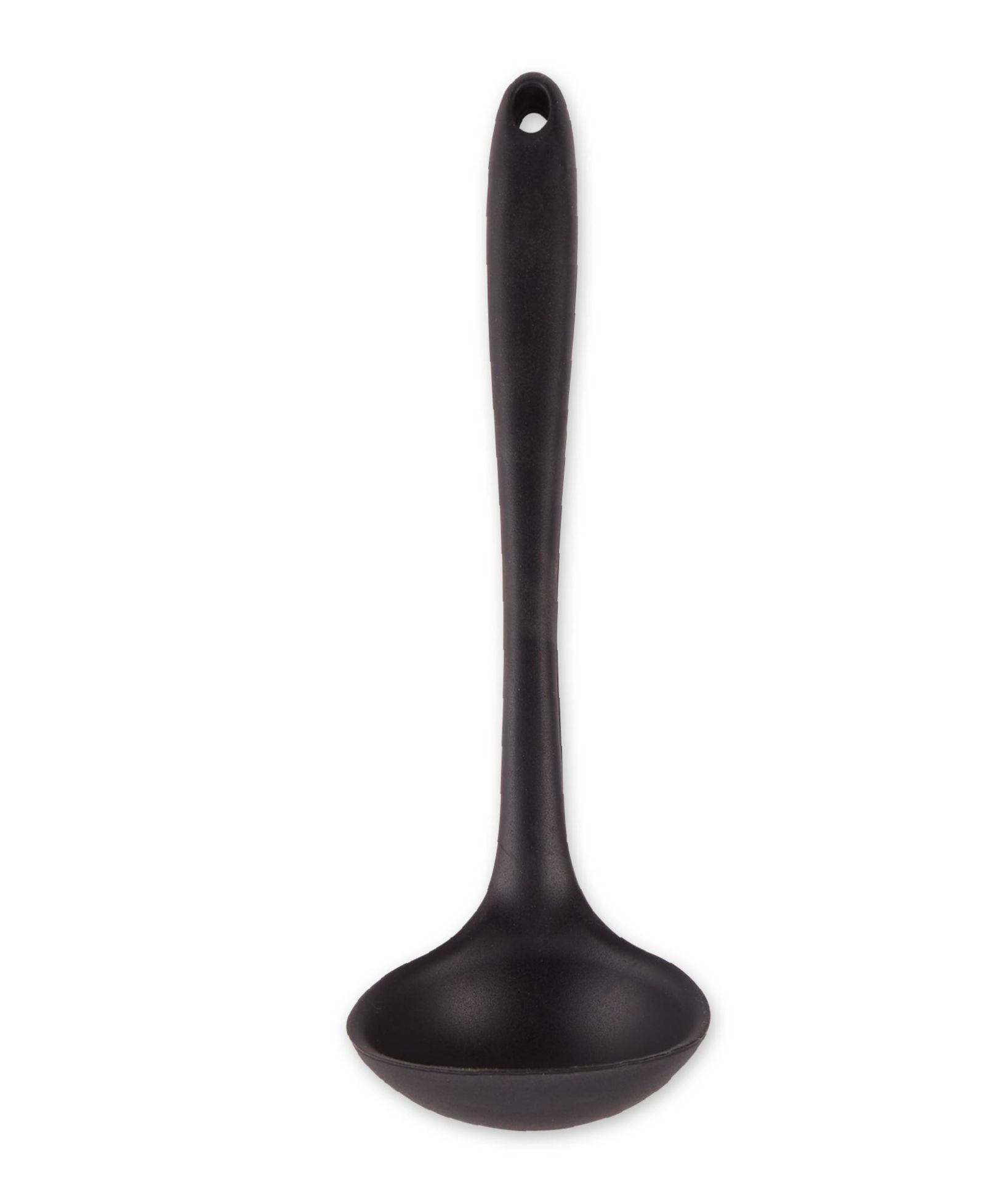 RSVP International Половник Ela Series Black, сталь с силиконовым покрытием, 11x3.5"