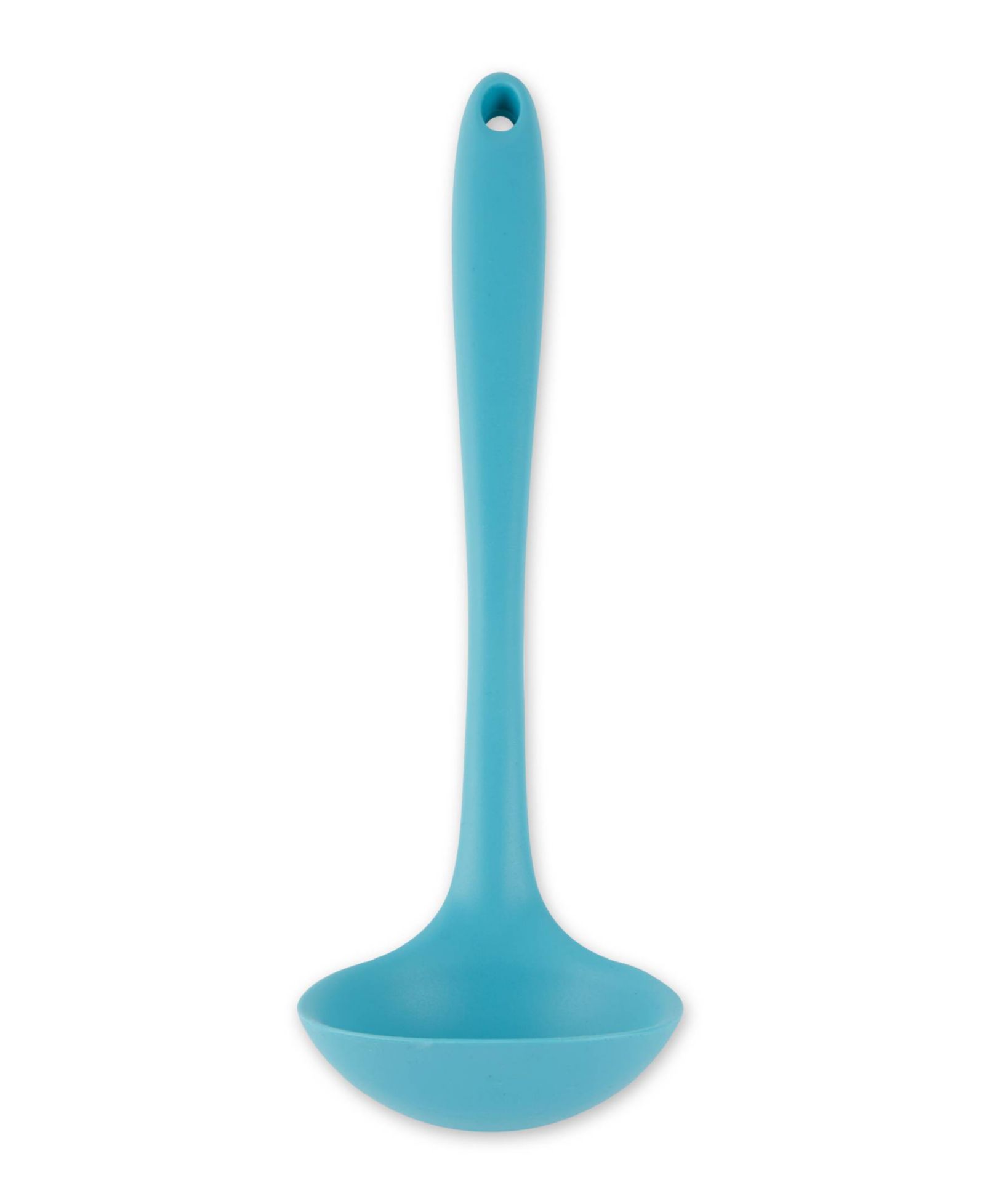 RSVP International Silicone Coated Steel 11x3.5" Ela Series Turquoise Ladle