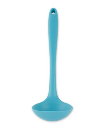 RSVP International Silicone Coated Steel 11x3.5" Ela Series Turquoise Ladle
