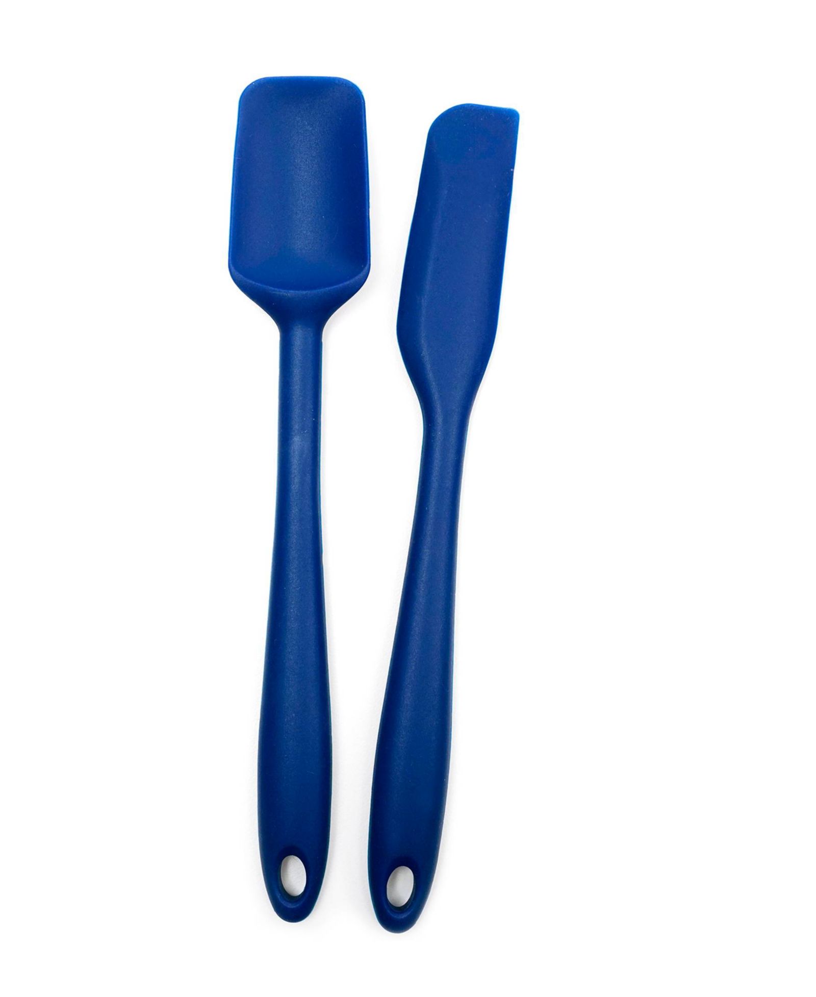 Набор из 2 мини-лопаток RSVP International Ela Series Blue с силиконовым покрытием