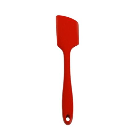 RSVP International Silicone Coated Steel 11" Ela Series Red Spatula