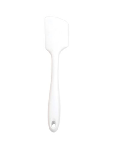 RSVP International Silicone Coated Steel 11" Ela Series White Spatula