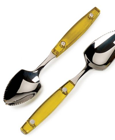 RSVP International Endurance 2 Piece 6" Stainless Steel Grapefruit Spoon Set