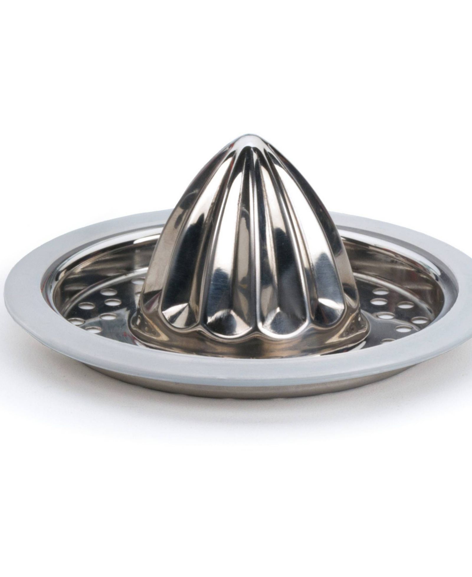 RSVP International Endurance Stainless Steel Silicone 5x3" Citrus Juicer