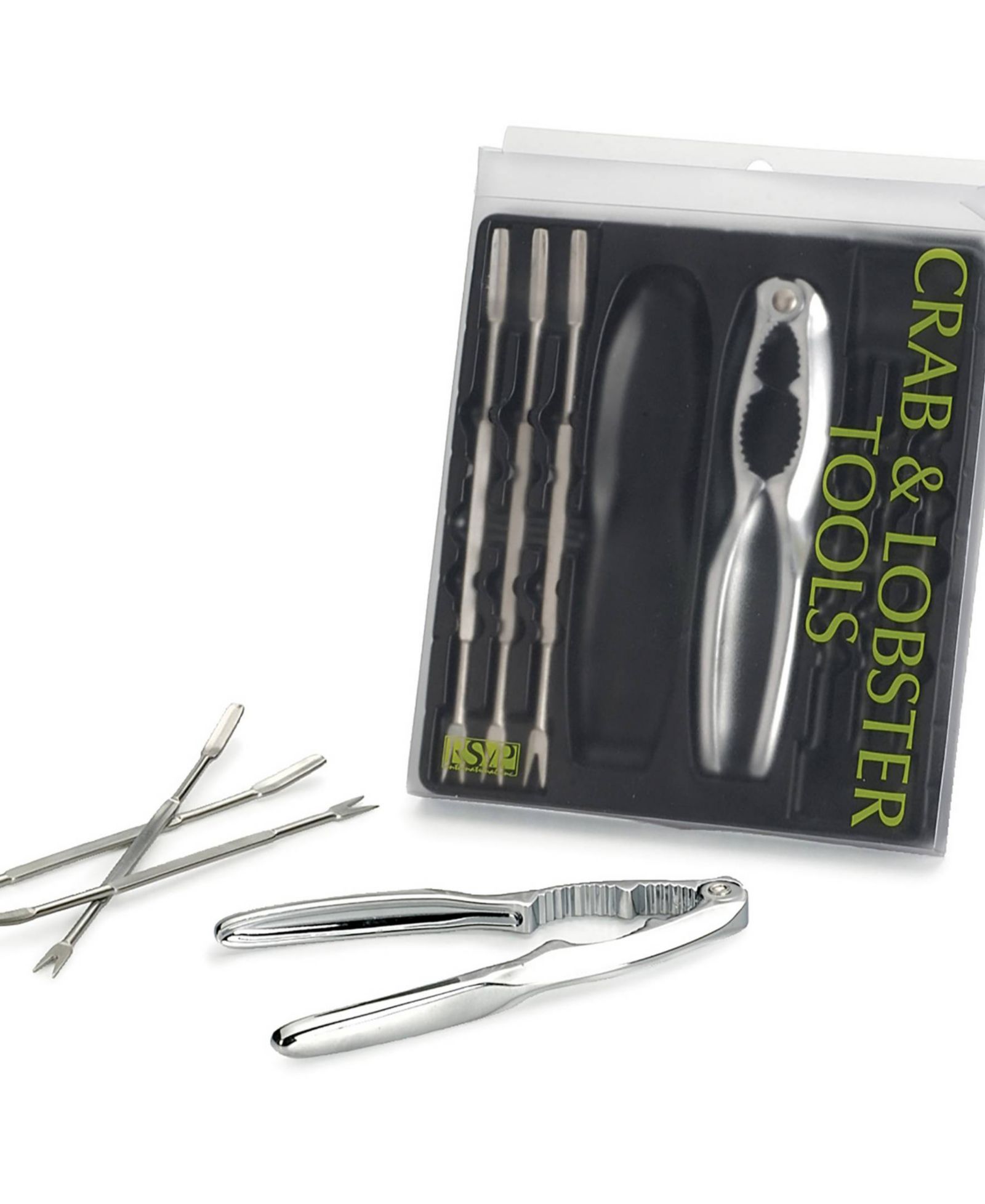 RSVP International Endurance 18/8 Stainless Steel 8 Piece Seafood Tool Set