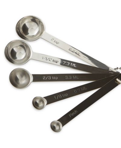 RSVP International Endurance Stainless Steel 5 Piece Odd Size Spoon Set