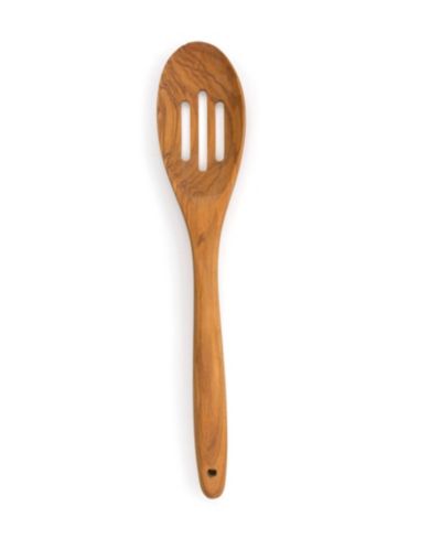 RSVP International Olive Wood 12x2" Slotted Spoon