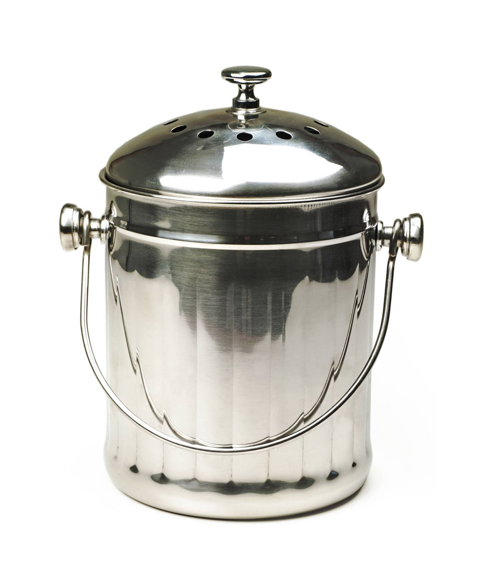 RSVP International Компостный контейнер из нержавеющей стали 1/2 Gallon