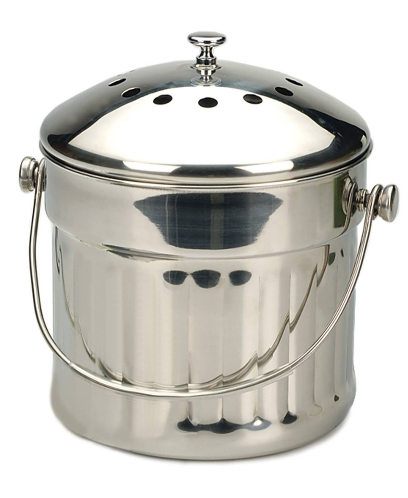 RSVP International Endurance компостный контейнер из нержавеющей стали Jumbo 1.5 Gallon