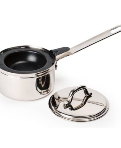 RSVP International Endurance Stainless Steel Glass Single Egg Poacher Set