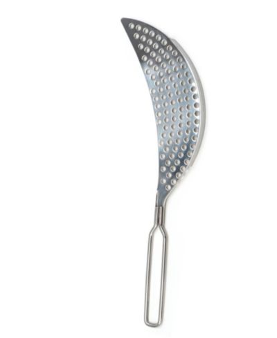 RSVP International Endurance Stainless Steel 15"x3" Pierced Crescent Pot Strainer