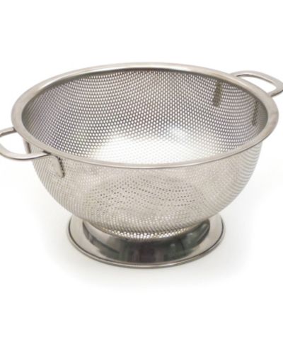 RSVP International Endurance Precision Pierced Stainless Steel 3 Quart Colander