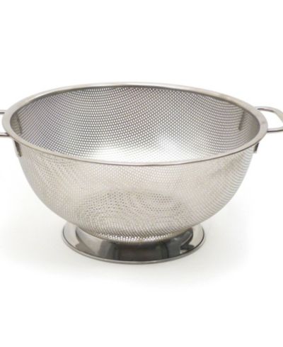 RSVP International Endurance Precision Pierced Stainless Steel 5 Quart Colander