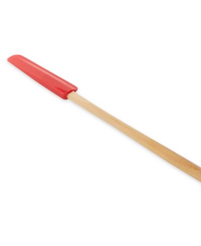 RSVP International Silicone Wood 12x1" Red Skinny Spatula
