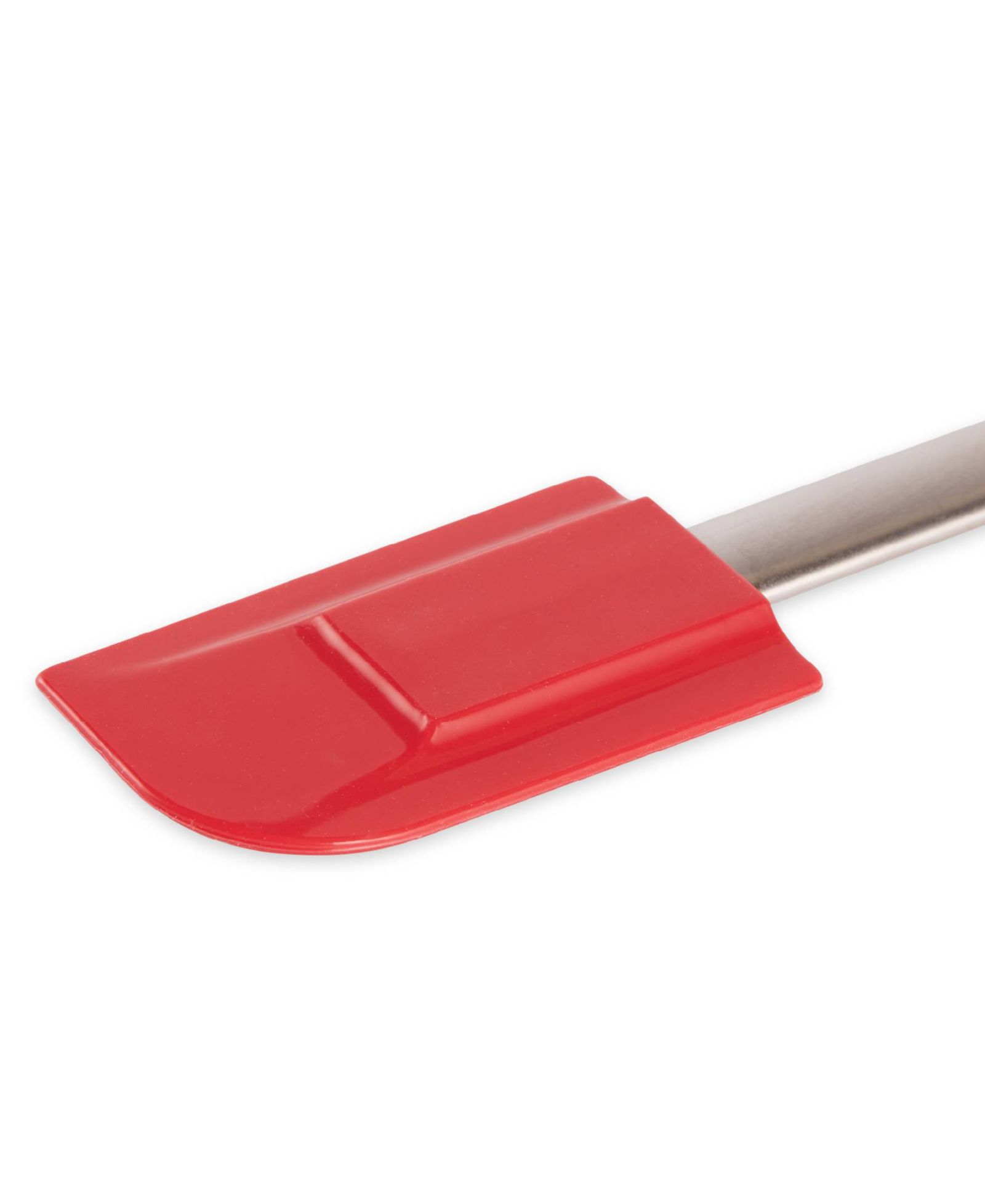 Лопатка RSVP International Endurance из нержавеющей стали и силикона, 10" x 2", Red