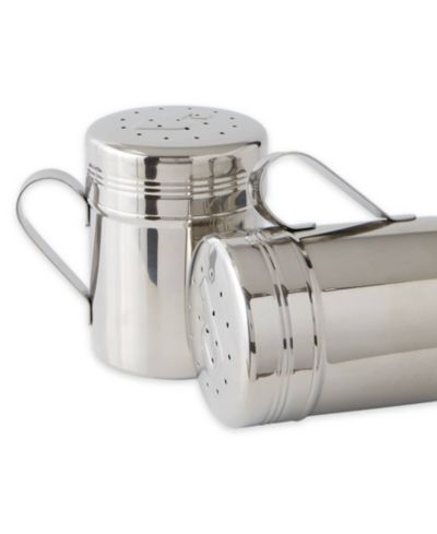 RSVP International Endurance Stainless Steel 2 Piece 10 ounce Stovetop Salt Pepper