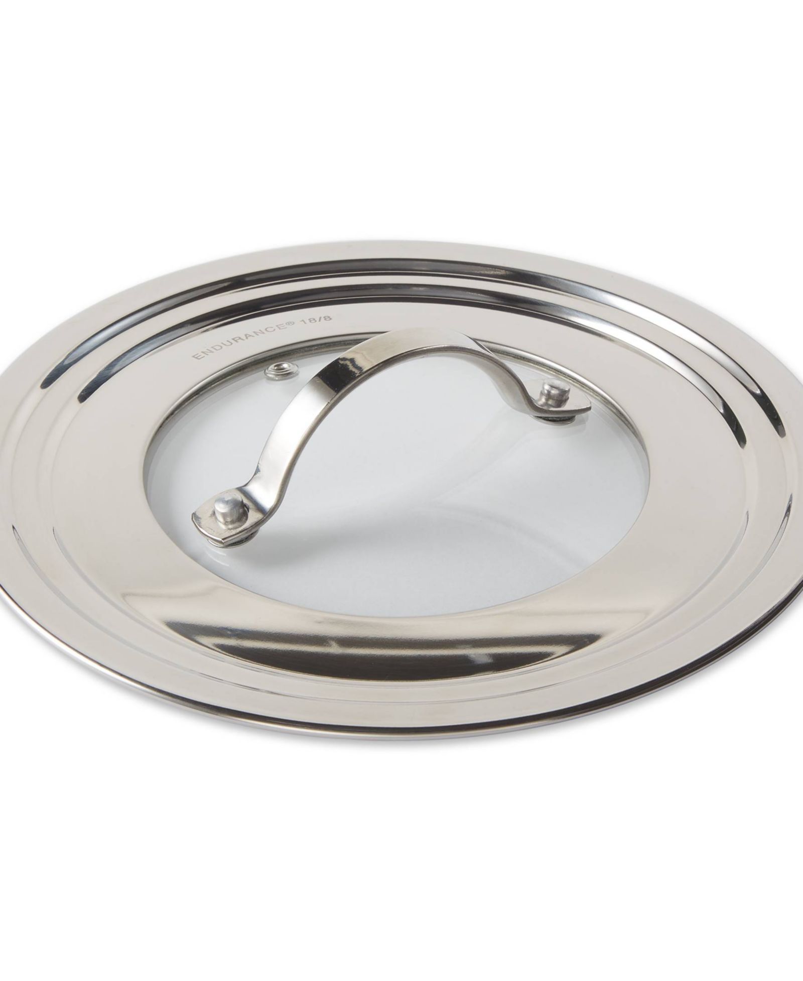 RSVP International Endurance Stainless Steel Glass 9" Diameter Universal Lid