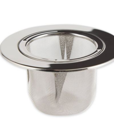 RSVP International Stainless Steel 3.75" D Large Rim Tea Strainer