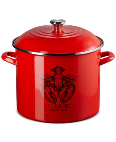 Le Creuset Кастрюля для морепродуктов с эмалевым покрытием 20-Qt.