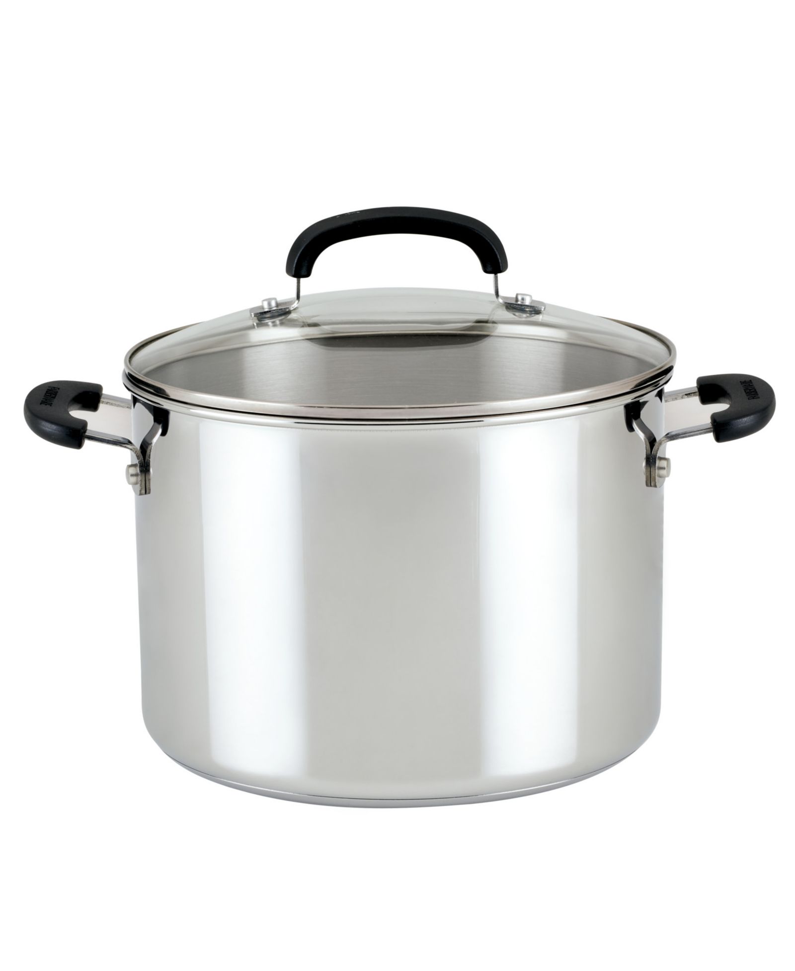 Кастрюля Farberware Brilliance из нержавеющей стали с крышкой, 8-Qt.