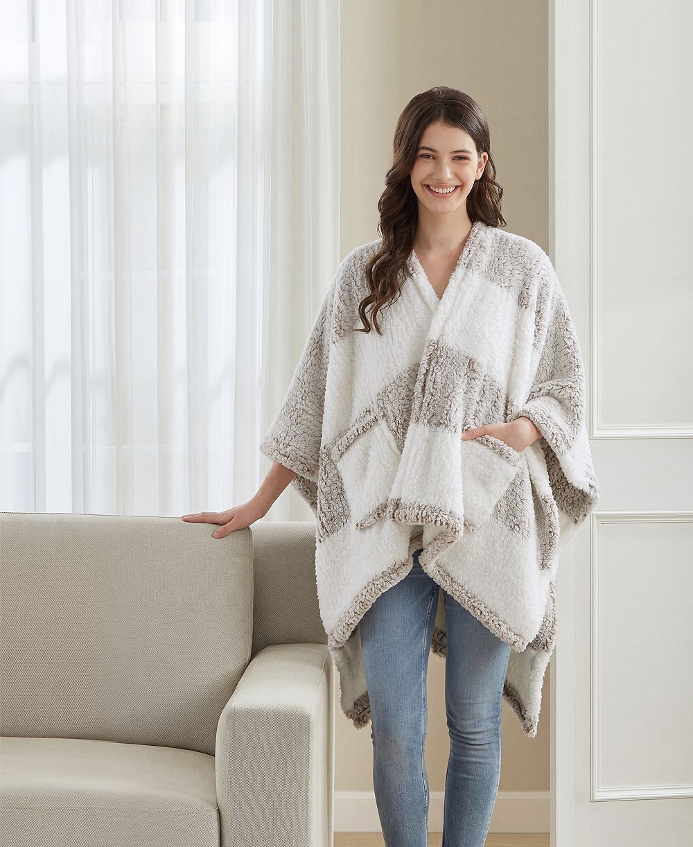 Premier Comfort Cozy Sherpa Wrap, 50" x 60"