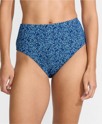 Navy/cloud blue ditsy lilies