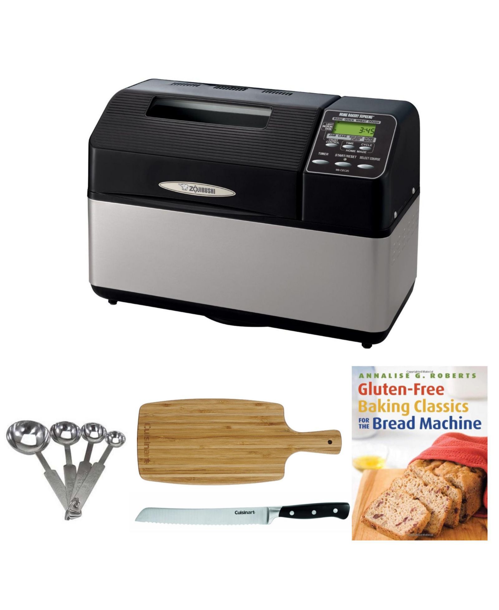 Zojirushi набор хлебопечки BB-CEC20 Home Bakery Supreme и аксессуаров для безглютенового хлеба