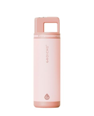 Grosche Alpine Flip 'N Sip Insulated, Leakproof Water Bottle with Straw, 20 OZ