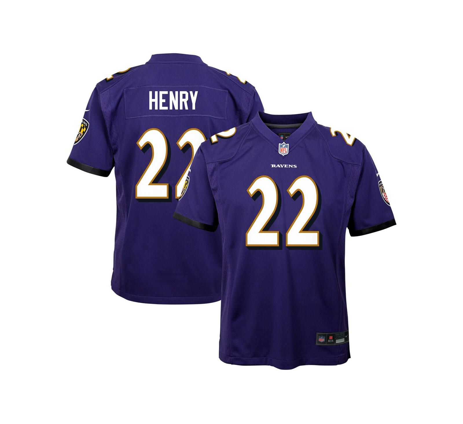 Джерси Nike Big Boys and Girls Derrick Henry Baltimore Ravens