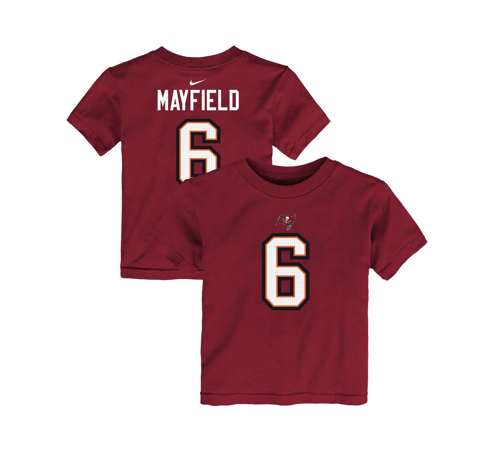 Nike Toddler Baker Mayfield Red Tampa Bay Buccaneers Player Name & Number T-Shirt