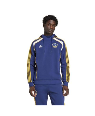 Мужское худи Adidas LA Galaxy 2025 Travel Pullover Navy