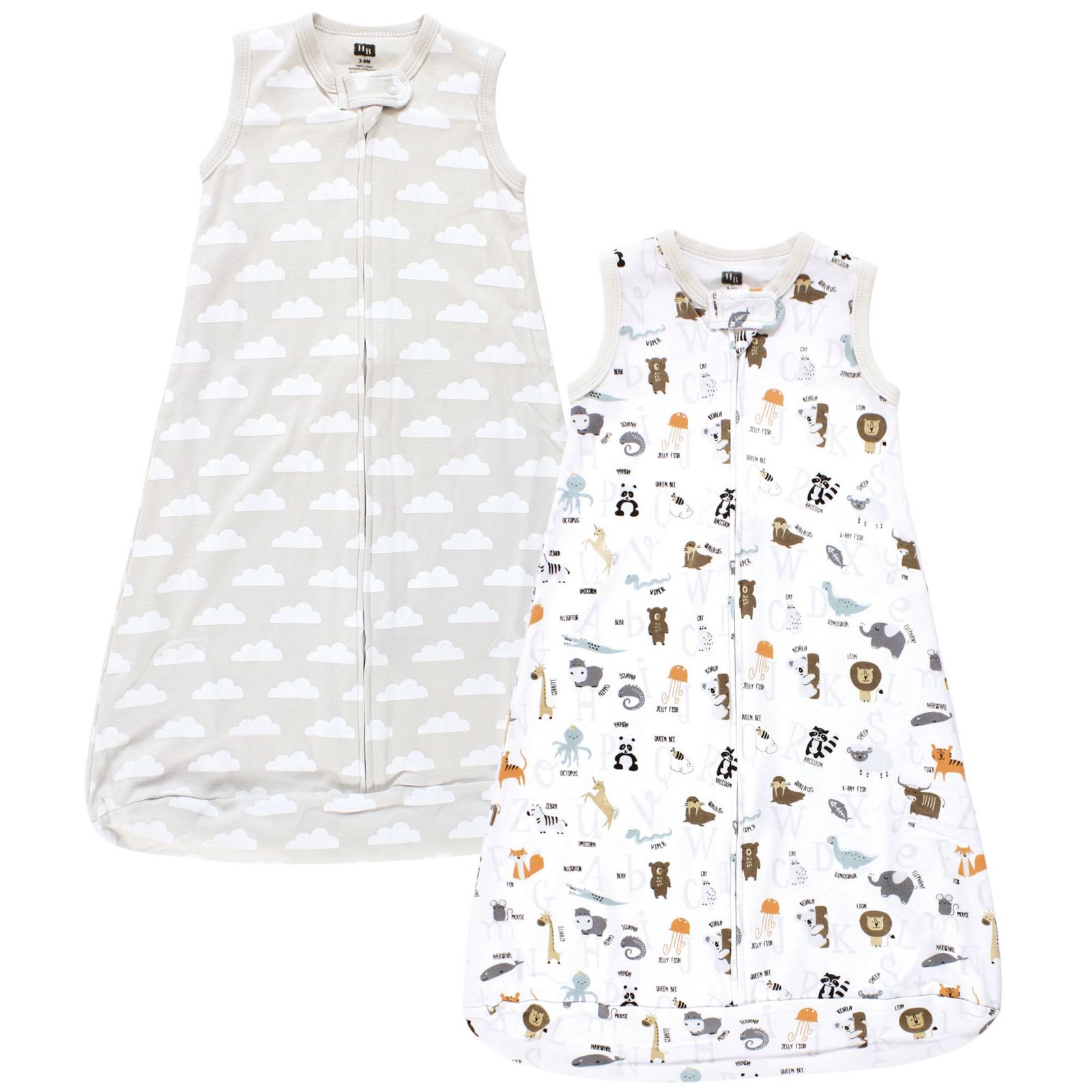 Hudson Baby Soft Interlock Cotton Sleep Pouch with Sleeveless Comfort