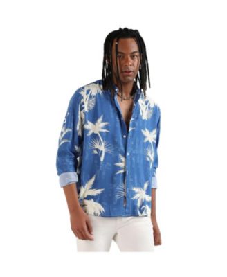 Campus Sutra Men's Palm Tree Shirt