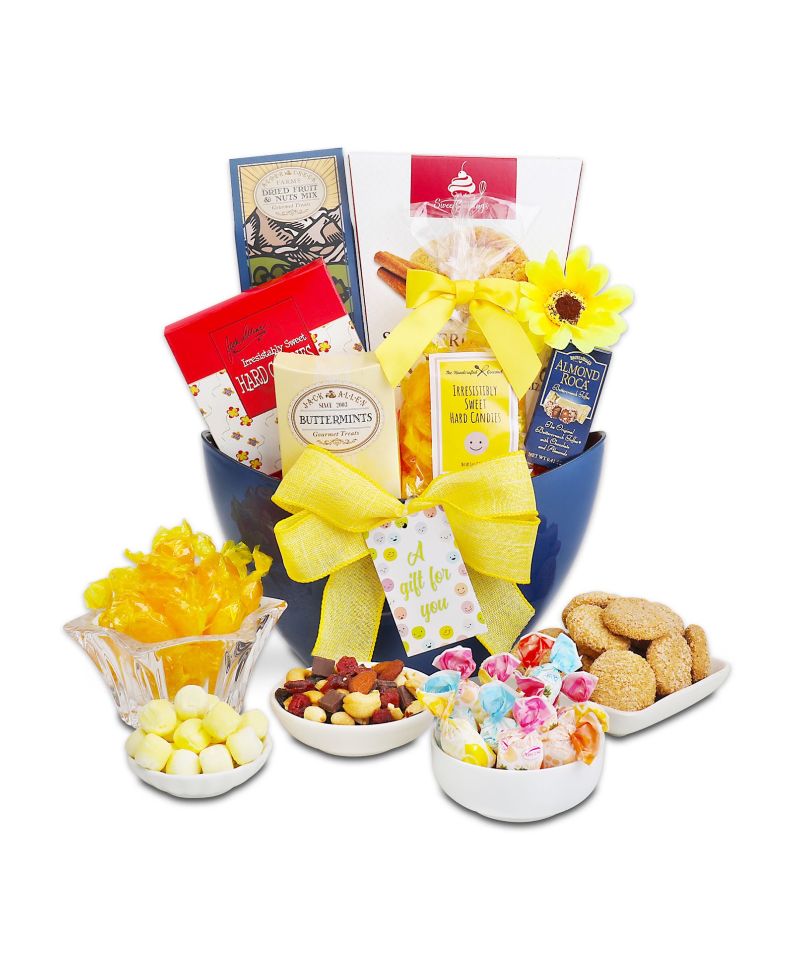 Подарочная корзина Alder Creek Gift Baskets All Smiles, 7 предметов