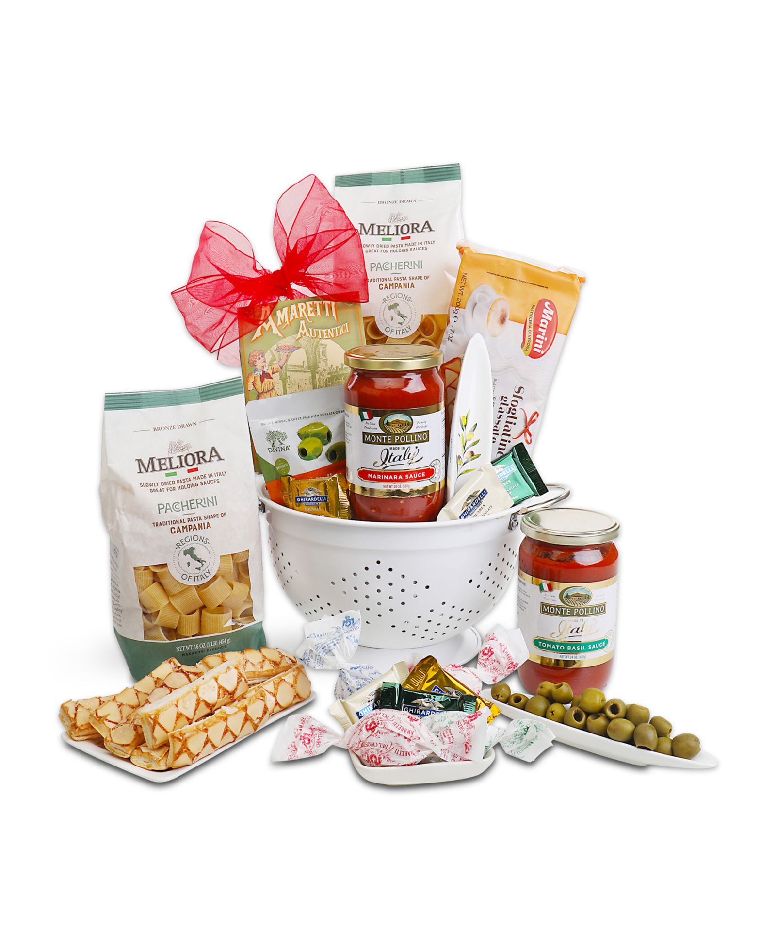 Alder Creek Gift Baskets Taste Of Italy Gourmet Food Gift Basket, 7 Piece