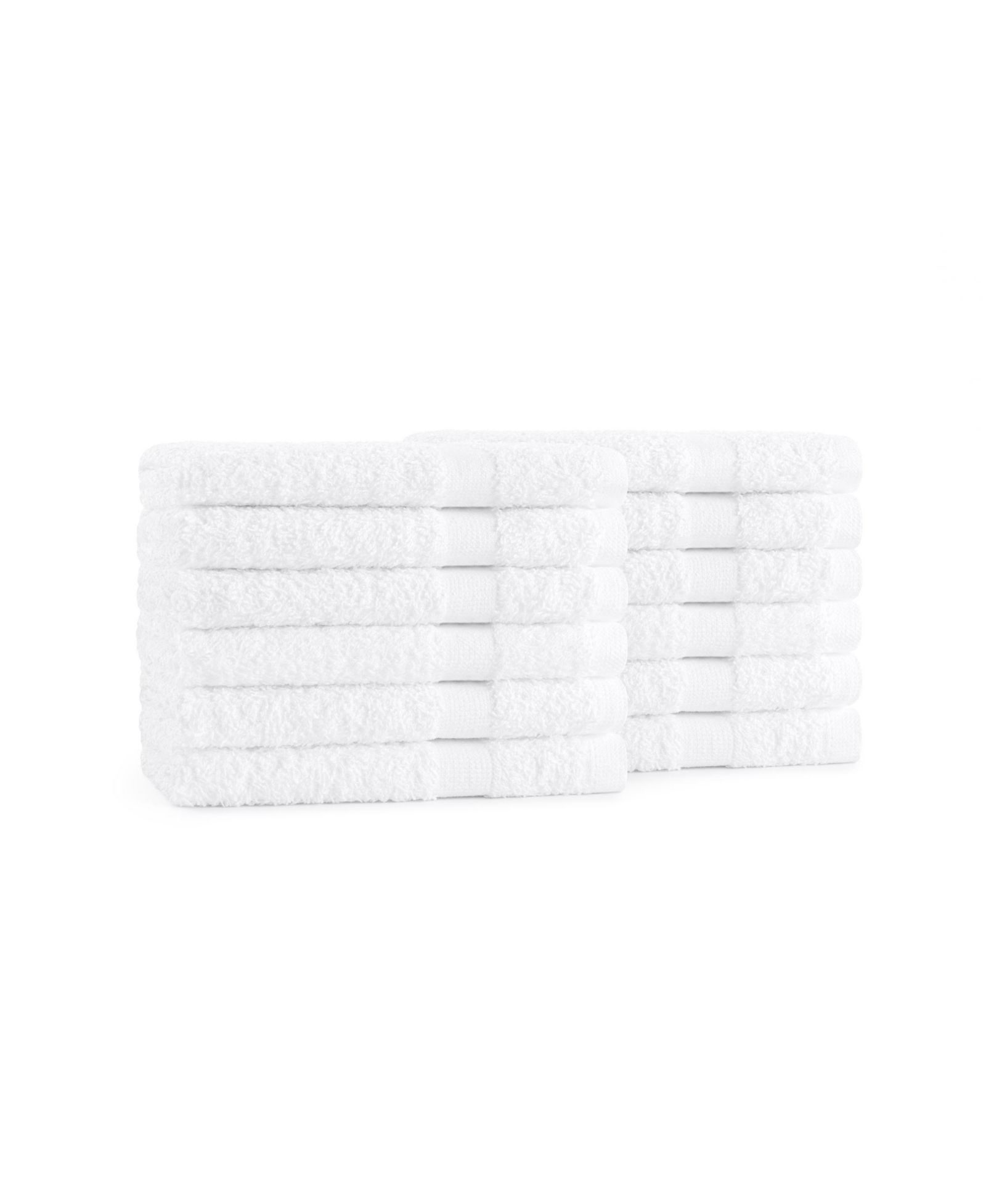 Полотенца для ванной Arkwright Home Admiral Cotton Poly Blend 12 Pack, 12x12 in