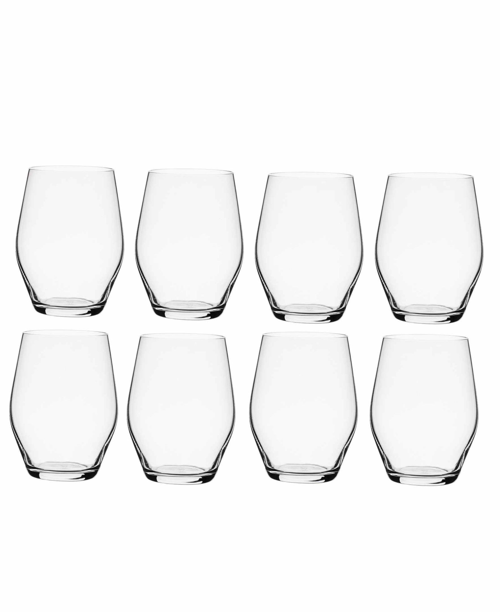 Anchor Hocking Sondria Stemless Wine Glasses, Set of 8