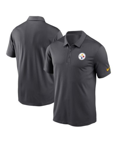 Мужская рубашка-поло Nike Anthracite Pittsburgh Steelers Performance