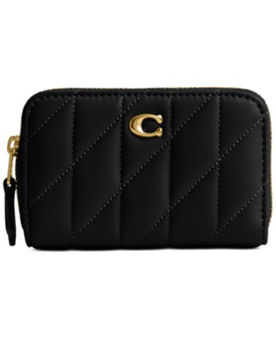 Кошелек COACH Essentials Quilted Leather Small Zip Around Card Case