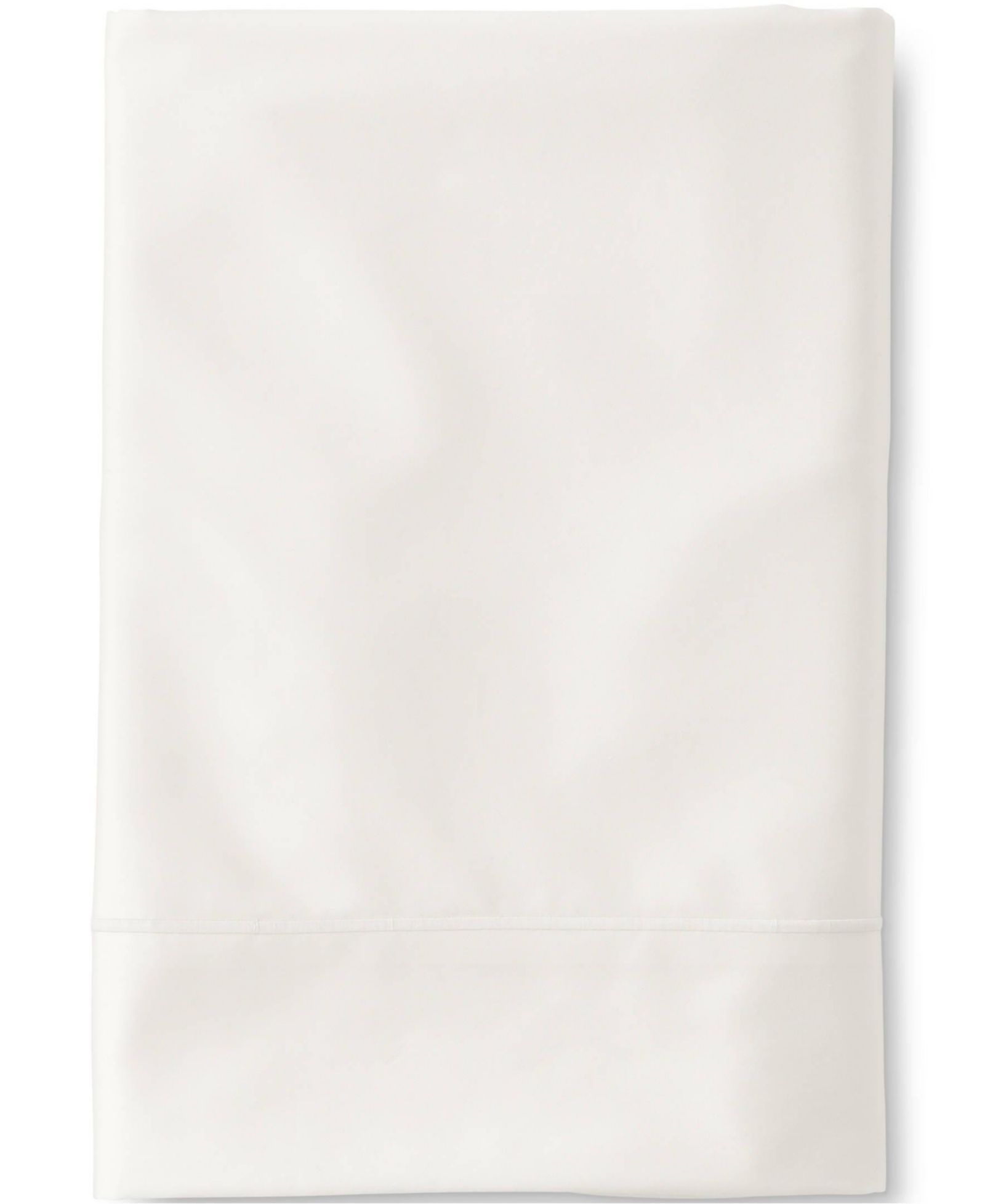 Lands' End 400 Thread Count Premium Supima Cotton Sateen Flat Bed Sheet