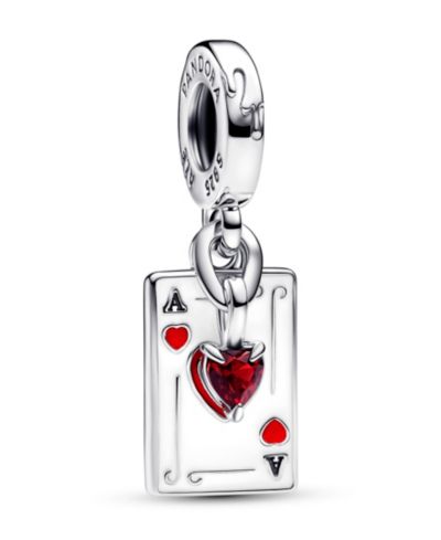 Pandora Sterling Silver Disney Villains Queen of Hearts двойной шарм-подвеска