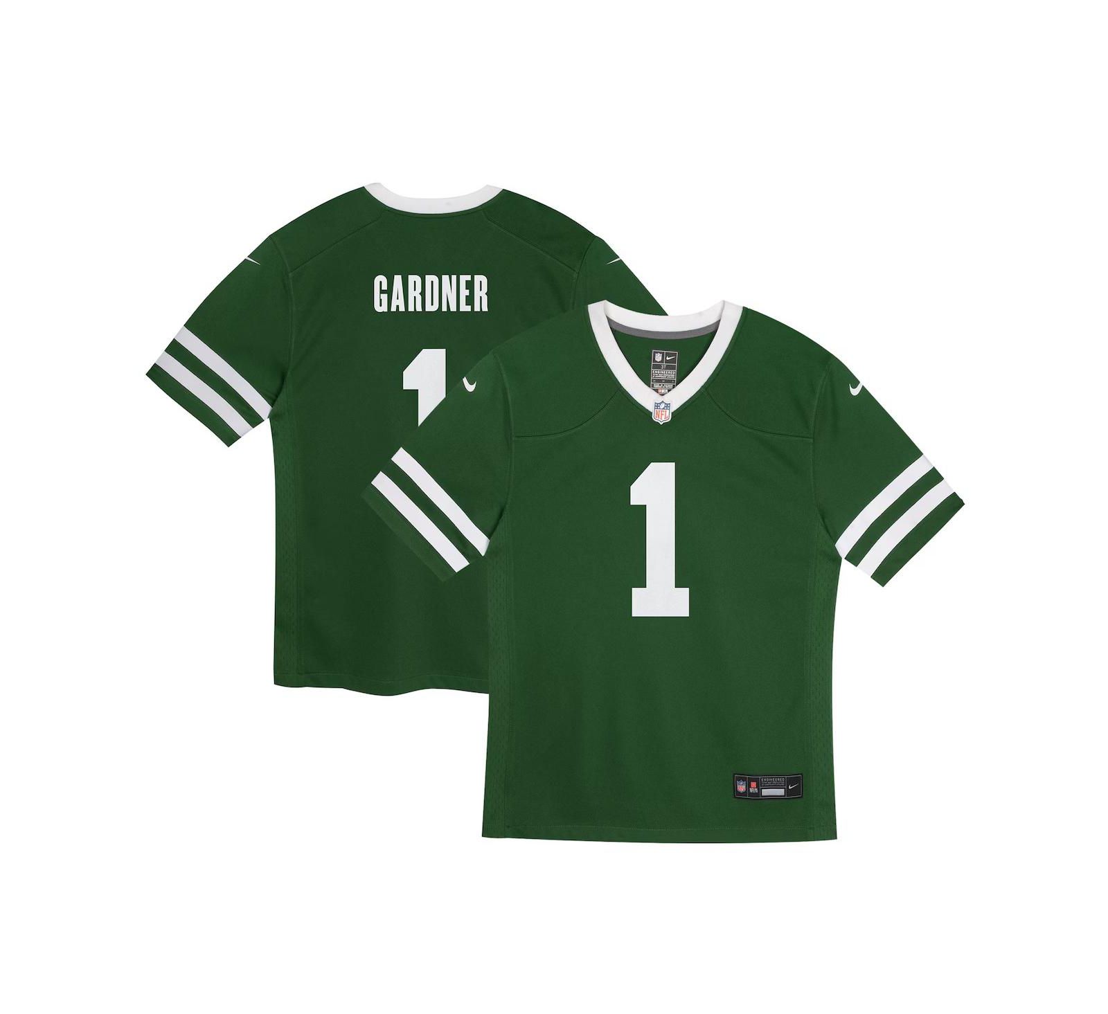 Nike Детская джерси New York Jets Ahmad Sauce Gardner Legacy Green
