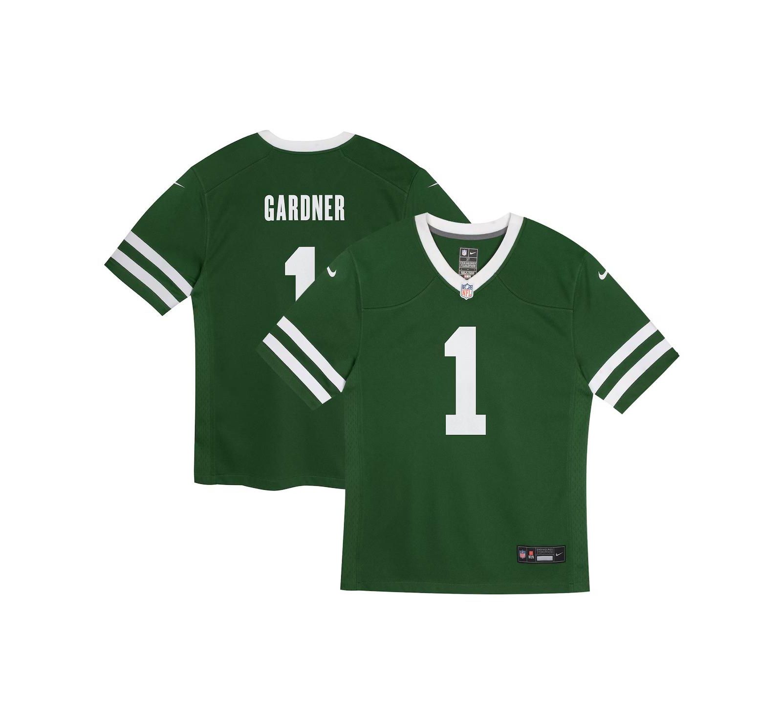 Nike игровая джерси Ahmad Sauce Gardner Legacy Green New York Jets для малышей